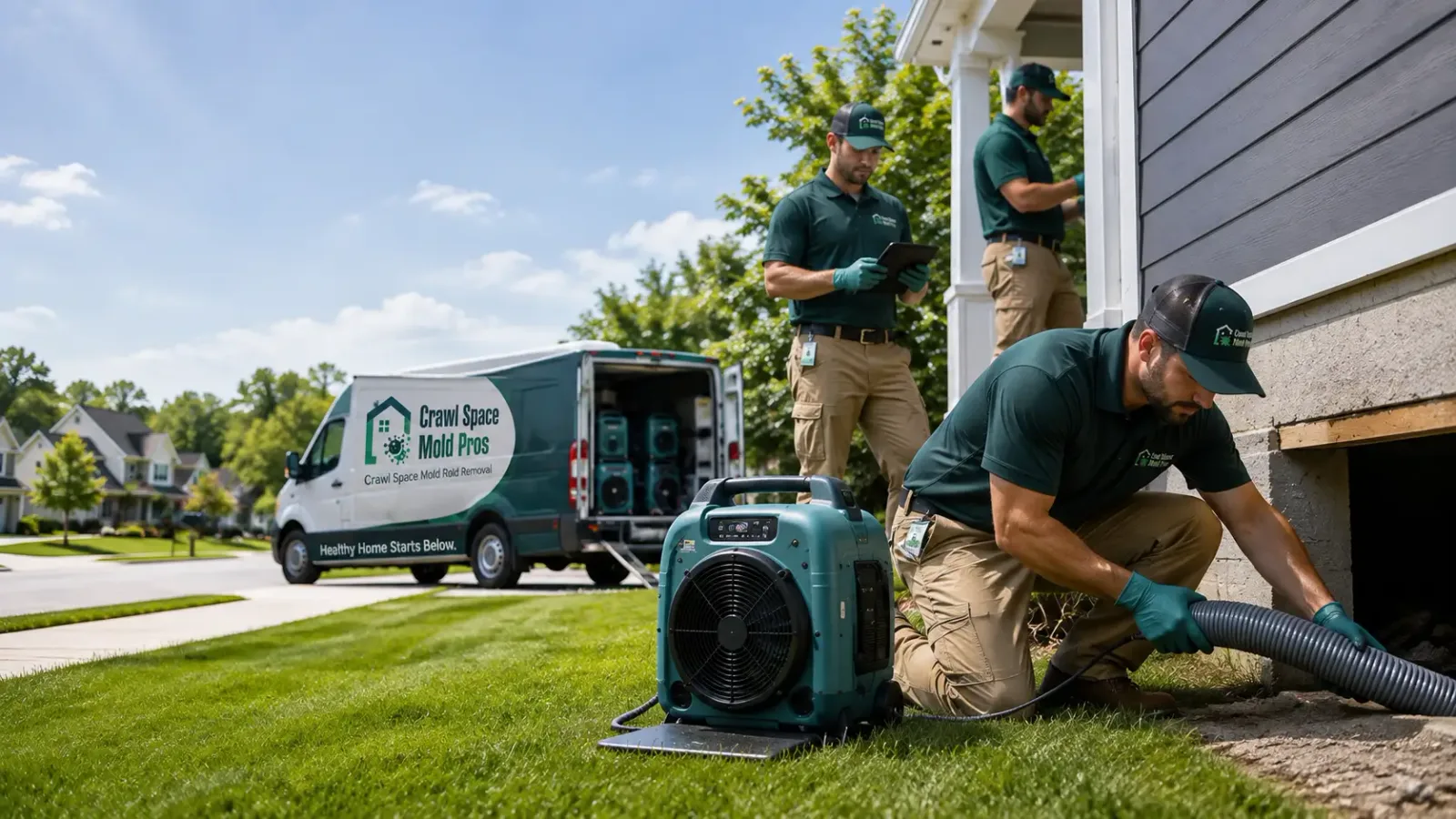Crawl Space Mold Removal in Rogers, TX